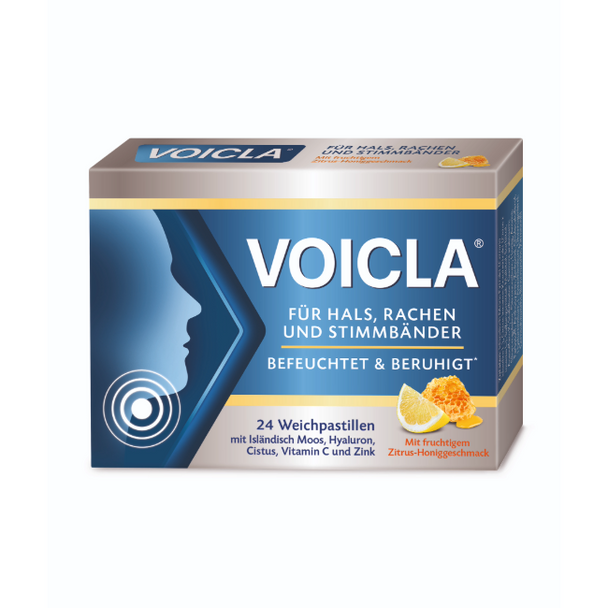 VOICLA® Weichpastillen Zitrone-Honig, 24 St