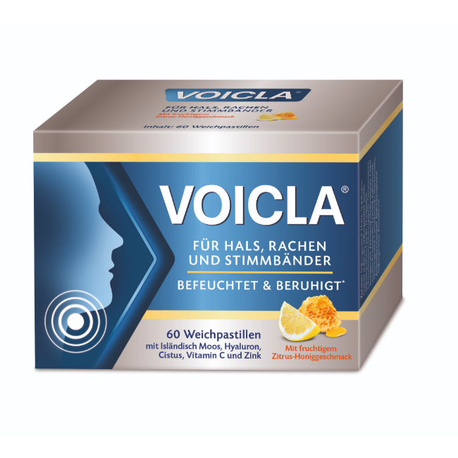 VOICLA® Weichpastillen Zitrone-Honig, 60 St