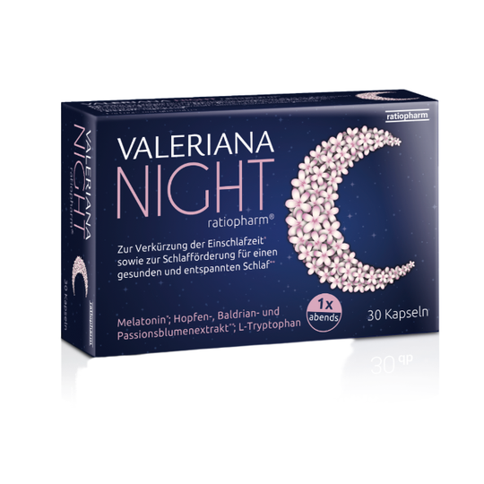 Valeriana NIGHT ratiopharm®, 30 Stück