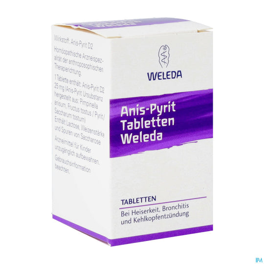 WELEDA Anis-Pyrit Tabletten, 80 Stück