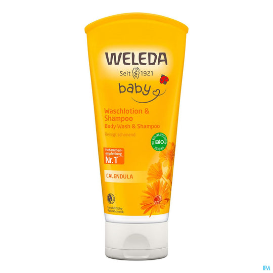 WELEDA Calendula Waschlotion & Shampoo, 200ml