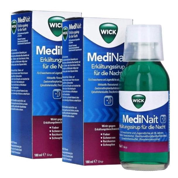 WICK Medinait Erkältungssirup, 2x180ml
