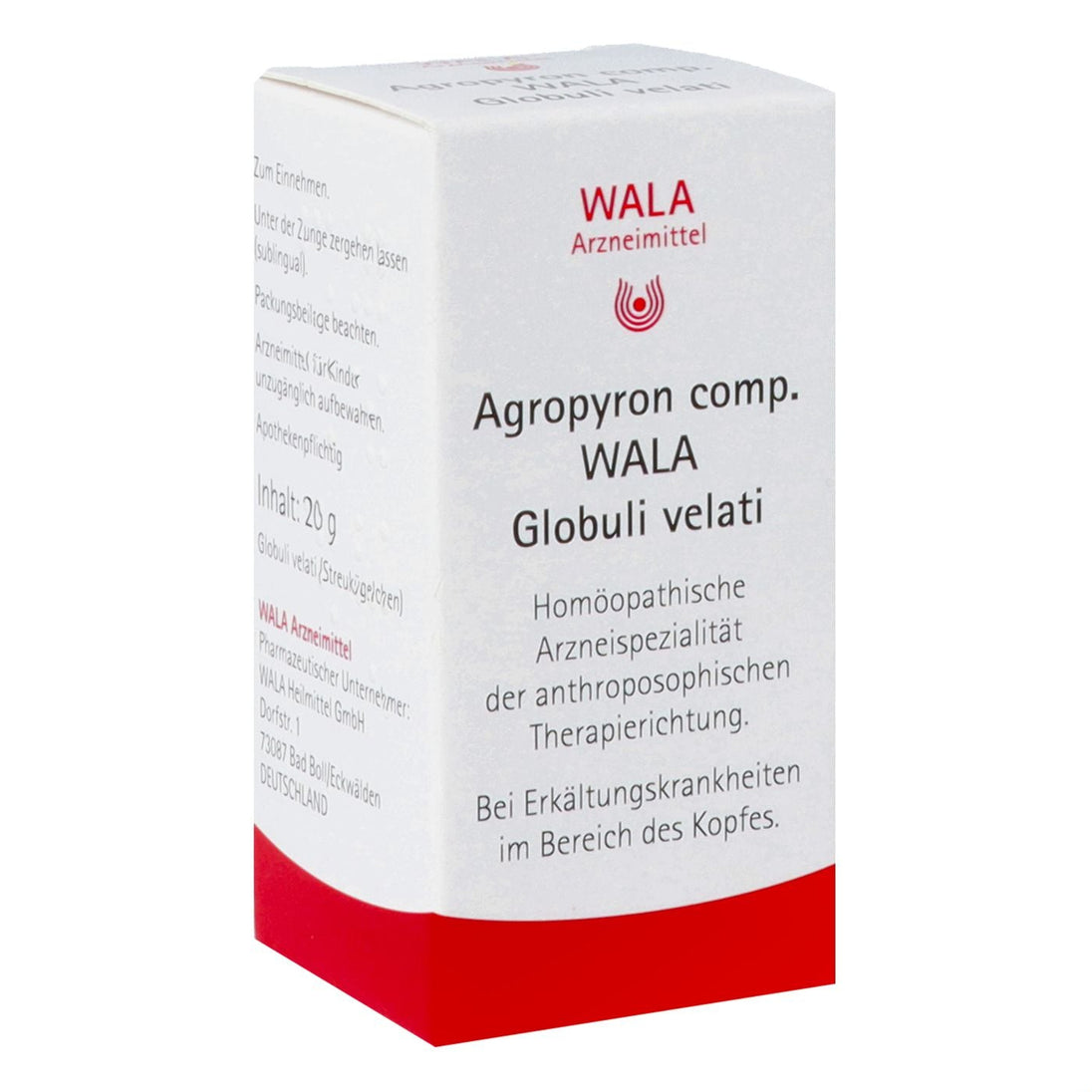
Wala Agropyron Globuli velati, 20g