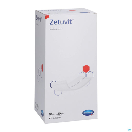 Zetuvit® Saugkompresse Steril 10 x 20cm, 25 Stück