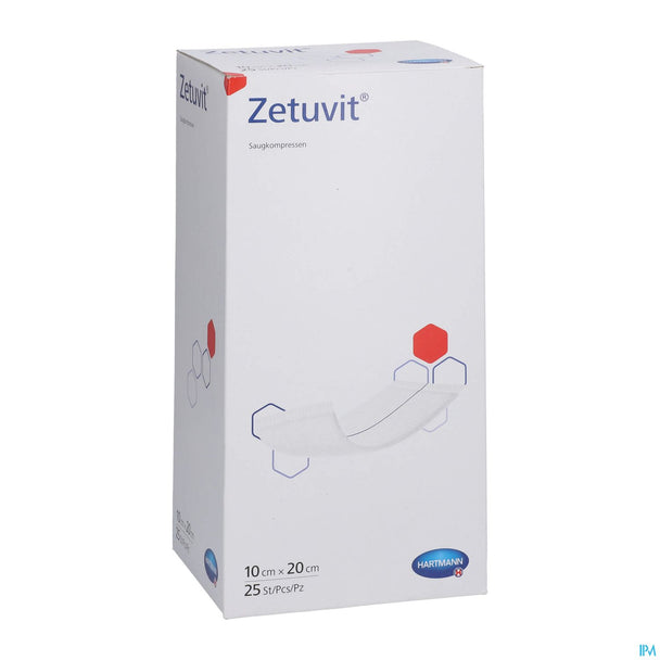 Zetuvit® Saugkompresse Steril 10 x 20cm, 25 Stück