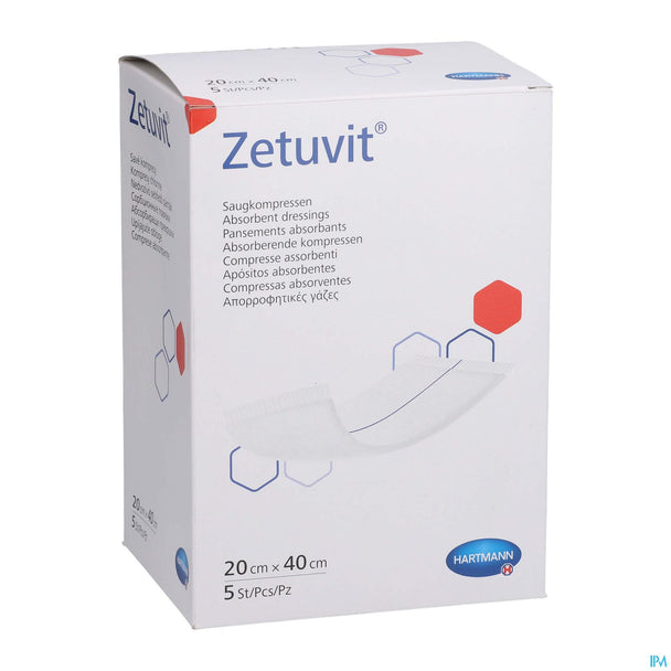 Zetuvit® Saugkompresse Steril 10 x 40cm, 25 Stück