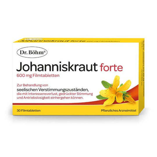 Dr. Böhm® Johanniskraut 600 mg forte Filmtabletten, 30 Stück