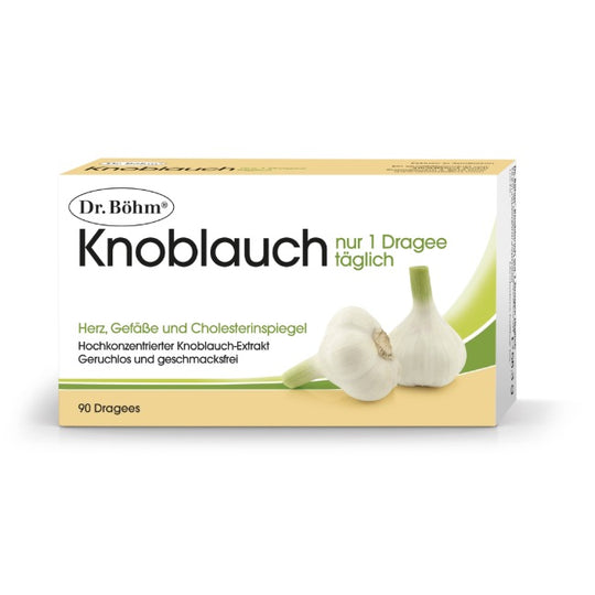 Dr. Böhm Knoblauch nur 1 Dragee täglich 90 Stück