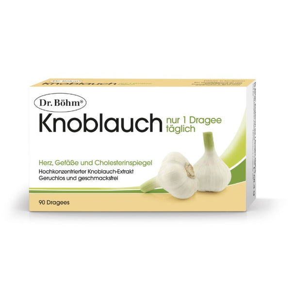 Dr. Böhm Knoblauch nur 1 Dragee täglich 90 Stück