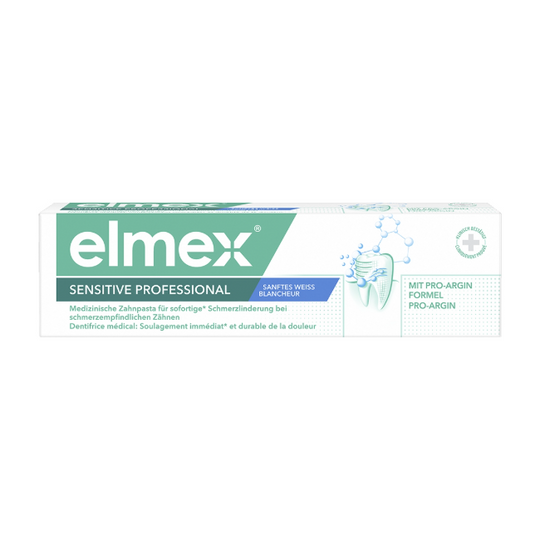 elmex® Sensitive Professional Sanftes Weiss Zahncreme, 75ml