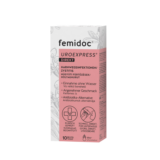 femidoc® UROEXPRESS® DIREKT Pulver, 10 Stück