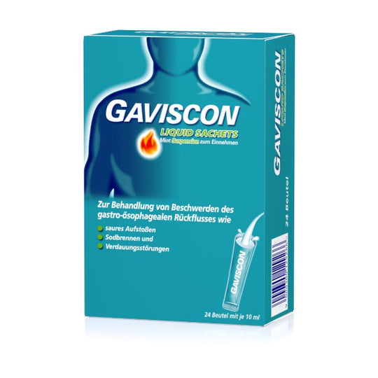 GAVISCON Liquid Sachets Mint Suspension, 24 Stück