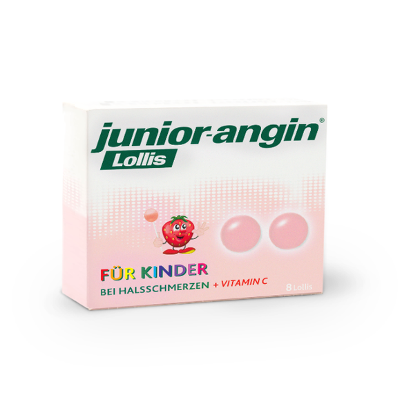 junior-angin® Lollis, 8 Stück