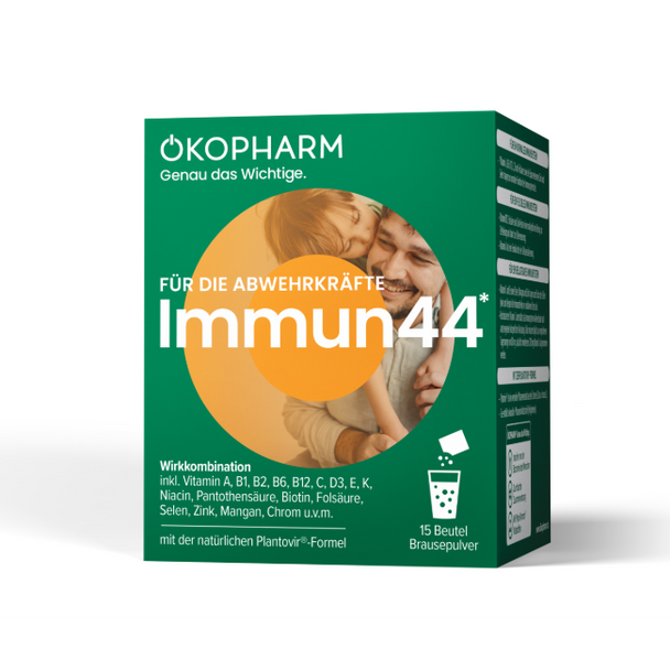 Ökopharm44® Immun44® Wirkkomplex Brausepulver, 15 Stück