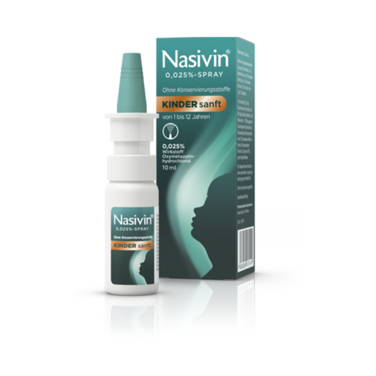 Nasivin® Kinder Sanft 0,025% Nasenspray, 10ml