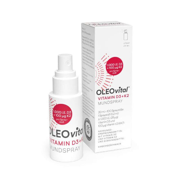 OLEOvital® Vitamin D3+K2 Mundspray Kirsche, 20ml