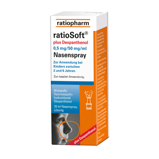 ratioSoft® PLUS Dexpanthenol 0,5 mg Nasenspray, 10ml