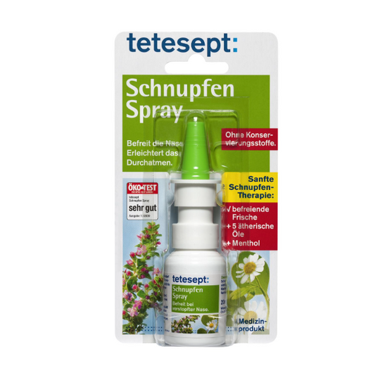tetesept Schnupfen Spray mit ätherischen Ölen, 20ml