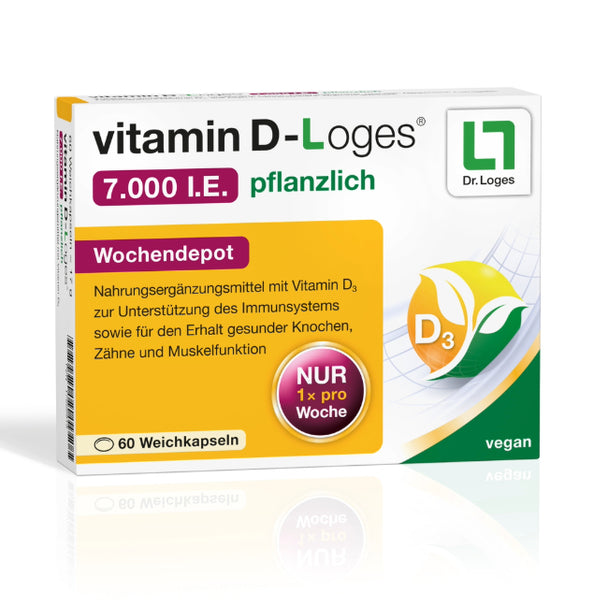 vitamin D-Loges® 7.000 I.E. pflanzlich, 60 Stück