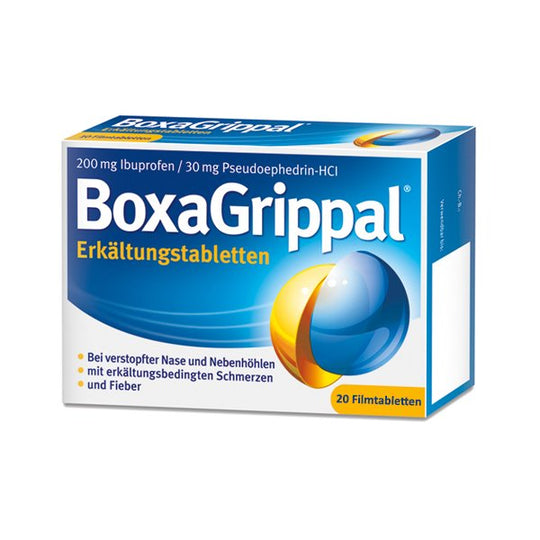BoxaGrippal® 200 mg/30 mg – Filmtabletten, 20 Stück
